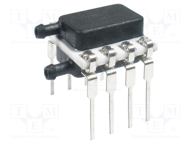 Sensor: pressure; Range: 0÷1psi; gage; Output conf: SPI; Case: DIP