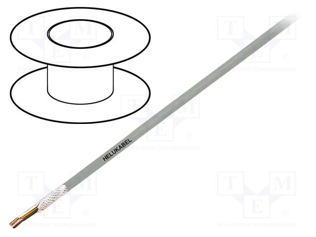 Wire: control cable; SUPERTRONIC®-PURO; 4x0,14mm2; PUR; grey; Cu