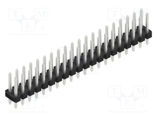 Connector: pin strips; pin header; male; PIN: 40; 2.54mm; THT; 2x20