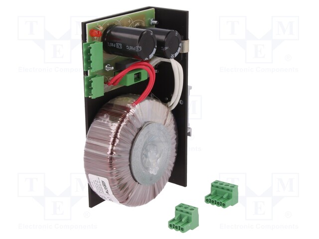 Power supply; 100W; 230VAC; Mounting: for DIN rail mounting; 4A