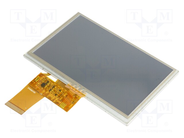 Display: TFT; 5"; 800x480; Illumin: LED; Dim: 120.7x75.8x4.58mm