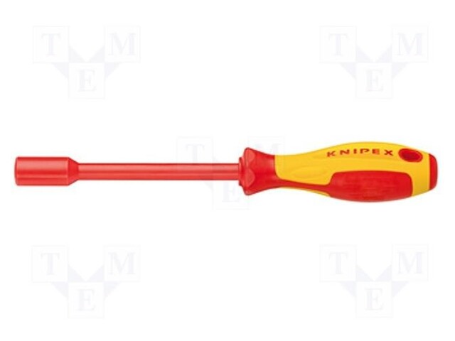 Screwdriver; insulated; hex socket; HEX 8mm; Blade length: 125mm