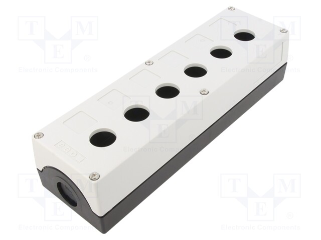 Enclosure: for remote controller; X: 85mm; Y: 280mm; Z: 64mm; black
