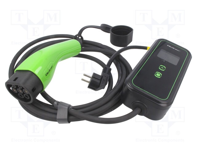 Charger: eMobility; 2x0.5mm2,3G2.5mm2; 3.6kW; IP65; 5m; 16A; 230VAC