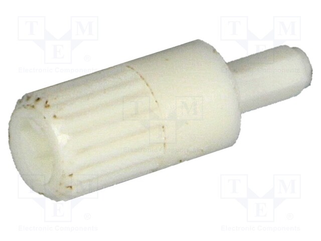 Knob; shaft knob; white; 10mm; Application: CA9M
