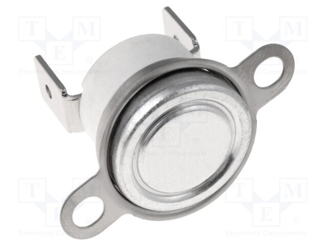 Sensor: thermostat; Output conf: NC; Topen: 70°C; Tclos: 55°C; 10A