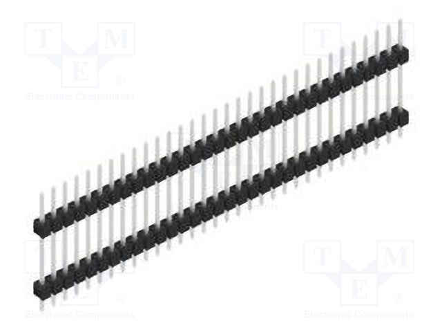 Connector: pin strips; pin header; male; PIN: 32; 2.54mm; THT; 1x32