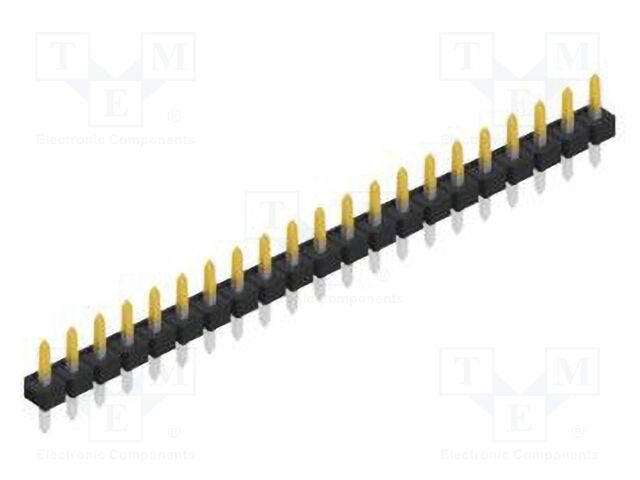 Connector: pin strips; pin header; male; PIN: 21; 2.54mm; THT; 1x21