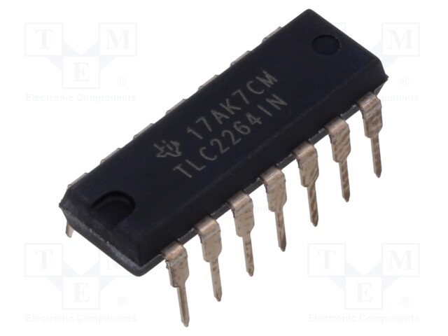 IC: operational amplifier; 730kHz; Ch: 4; DIP14; tube; IB: 800pA