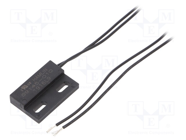 Reed switch; Range: 13.5mm; Pswitch: 10W; 28.57x19.05x6.35mm; 0.5A