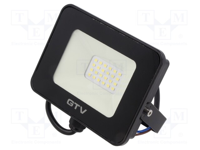 Lamp: LED flood light; 230VAC; 10W; 6400K; CRImin: 80; 800lm