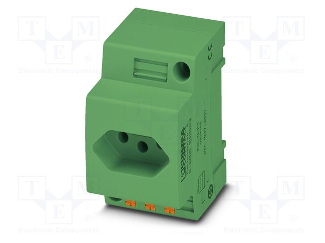 Connector: AC supply; socket; female; 10A; PIN: 3; push-in; 250VAC