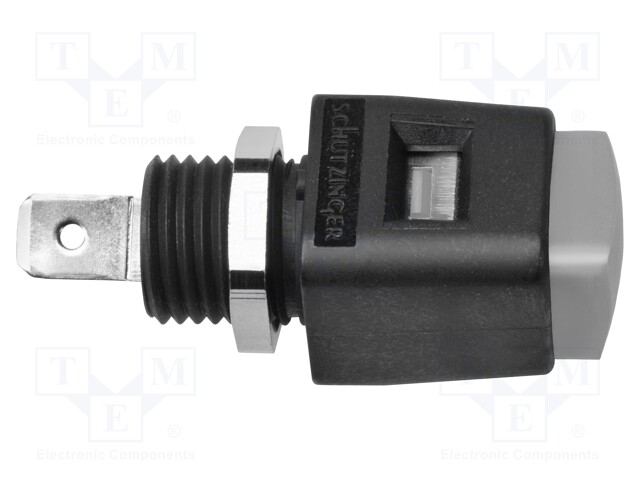 Laboratory clamp; grey; 70VDC; 16A; Contacts: nickel; -25÷90°C