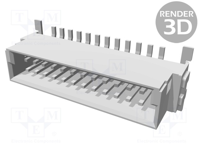 Connector: PCB to PCB; male; PIN: 24; 1.27mm; Series: har-flex; 2.3A