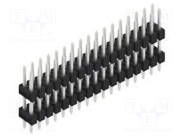 Connector: pin strips; pin header; male; PIN: 34; 2.54mm; THT; 2x17