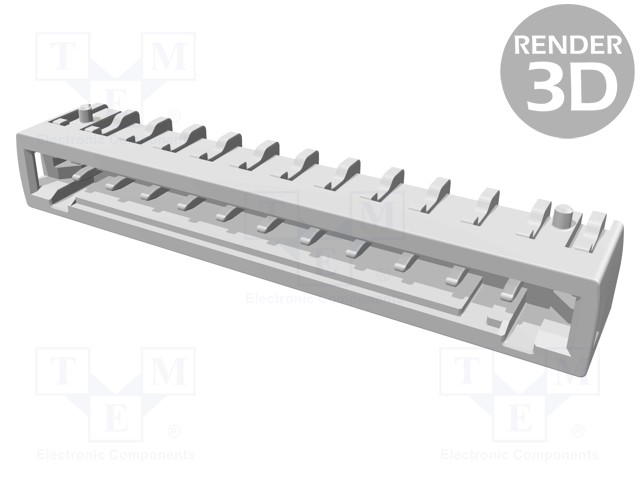 Connector: wire-board; female; PIN: 11; 2.54mm; SMT; socket; 6A