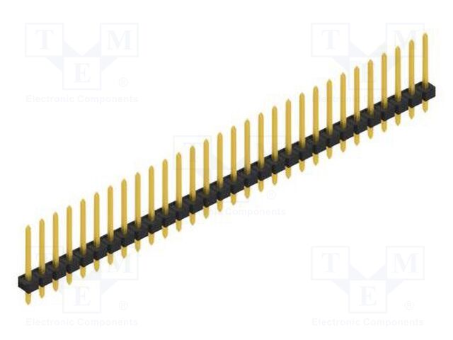 Connector: pin strips; pin header; male; PIN: 30; 2.54mm; THT; 1x30