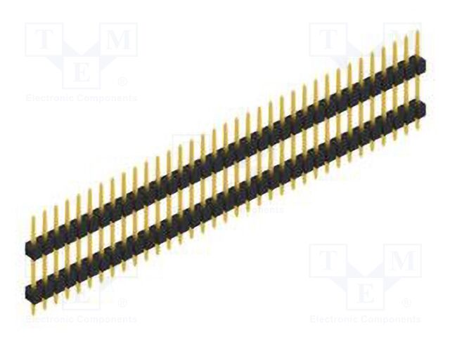 Connector: pin strips; pin header; male; PIN: 35; 2.54mm; THT; 1x35