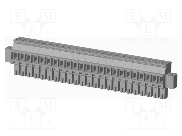 Connector: pluggable terminal block; plug; female; angled 90°