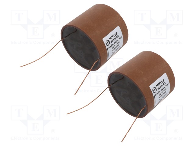 Capacitor: copper-polypropylene-paper; 3uF; 600VDC; ±5%; Ø86x70mm
