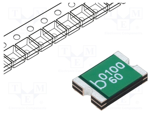 Fuse: PTC polymer; 1A; Imax: 100A; Case: 2920; 0ZCF