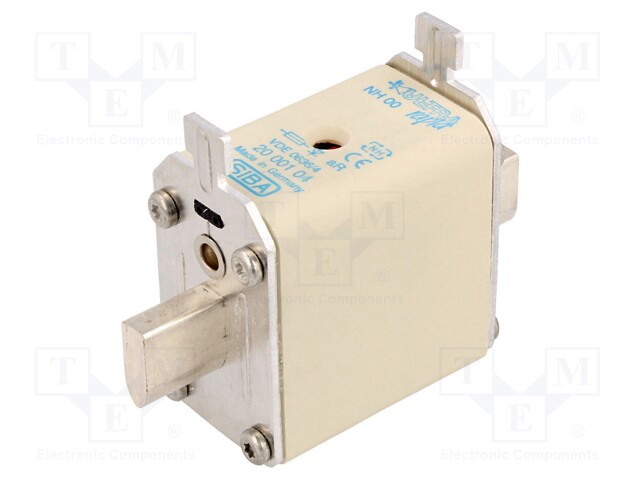 Fuse: fuse; aR; 100A; 500VAC; ceramic,industrial; NH00; URM