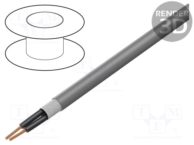 Wire: control cable; ÖLFLEX® FD CLASSIC 810 P; 2x1,5mm2; PUR