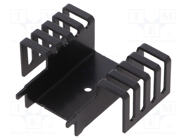 Heatsink: extruded; U; TO218,TO247; black; L: 41.2mm; W: 51mm; H: 19mm