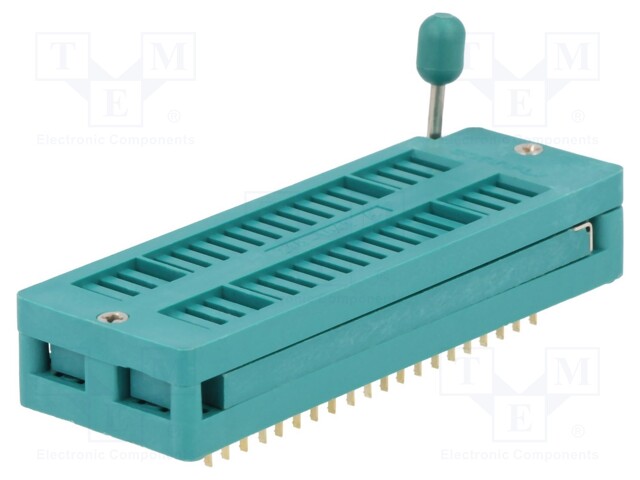 Socket: DIP; ZIF; PIN: 40; 7.62/15.24mm; demountable; -40÷105°C; THT