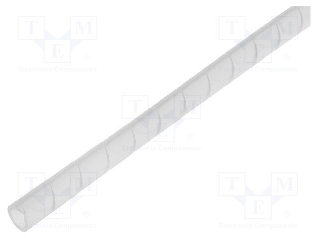 Spiral wrapping; ØBundle : 5÷20mm; polyetylene; natural; Ø: 4mm
