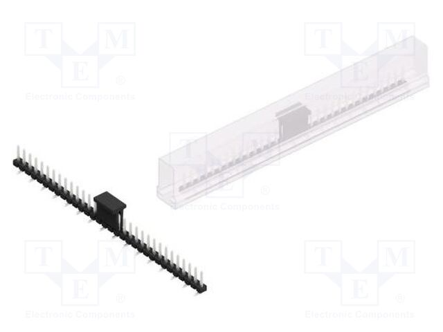 Connector: pin strips; pin header; male; PIN: 32; 2.54mm; SMT; 1x32