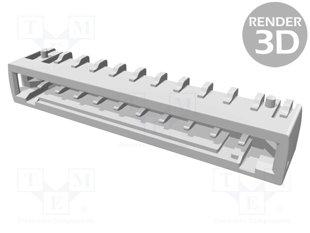 Connector: wire-board; female; PIN: 10; 2.54mm; SMT; socket; 6A