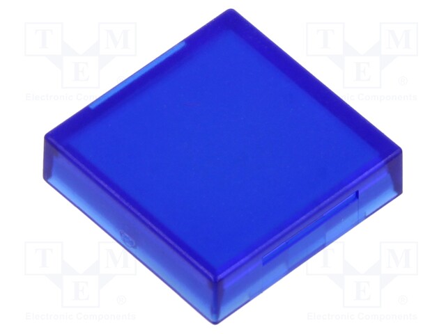 Actuator lens; 22mm; 61; Colour: transparent blue; Mat: plastic