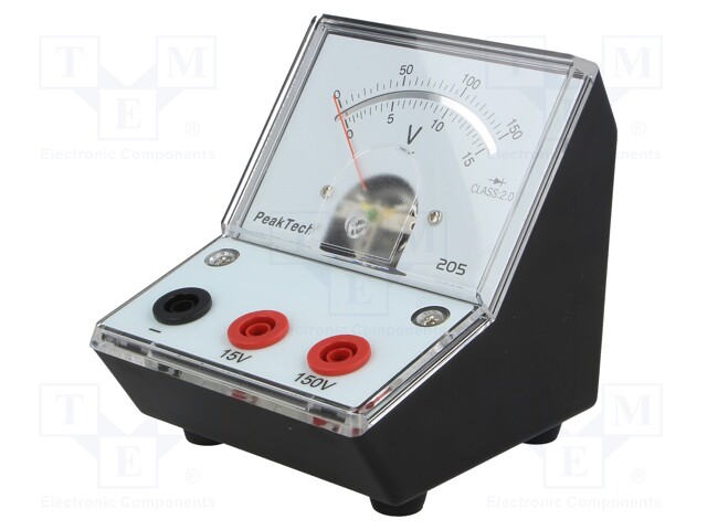 Table; I AC: 0÷5/10A; 2.5%; Display: analogue