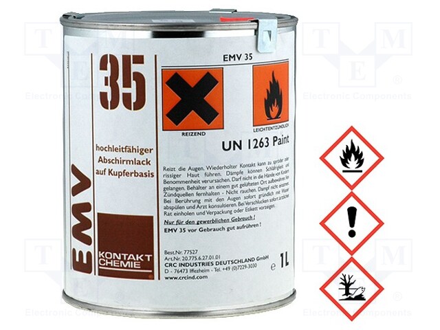 Shielding coating; brown; liquid; 1l; EMI 35; -40÷95°C