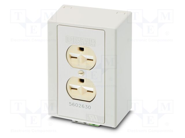 Connector: AC supply; socket; female; 15A; PIN: 3; screw terminal