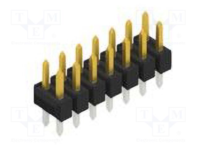 Connector: pin strips; pin header; male; PIN: 14; 2.54mm; THT; 2x7