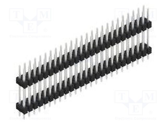 Connector: pin strips; pin header; male; PIN: 50; 2.54mm; THT; 2x25