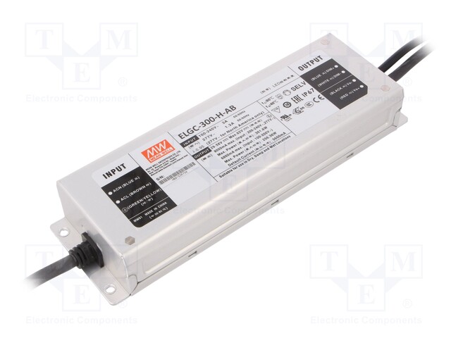 Power supply: switched-mode; LED; 300W; 29÷58VDC; 2600÷8000mA