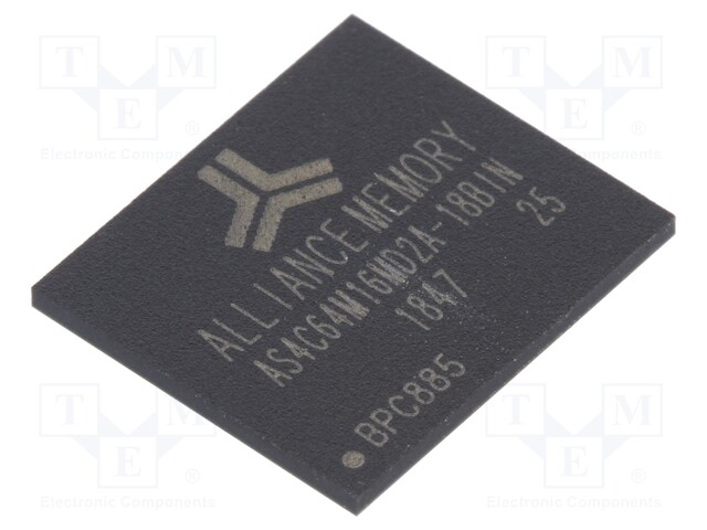 DRAM memory; DDR2,SDRAM; 64Mx16bit; 1.8V; 400MHz; FBGA134