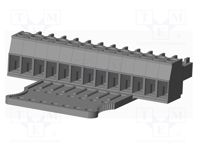 Connector: pluggable terminal block; plug; female; straight; grey