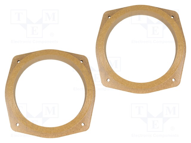 Spacer ring; MDF; 165mm; SsangYong; impregnated,varnished