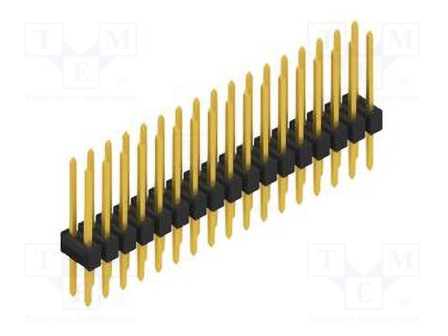Connector: pin strips; pin header; male; PIN: 34; 2.54mm; THT; 2x17
