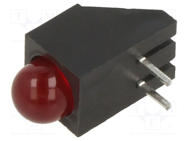 LED; in housing; red; 4.75mm; No.of diodes: 1; 20mA; 60°; 2÷2.5V