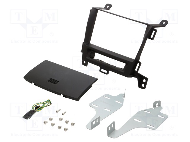 Radio frame; Opel; 2 DIN; black