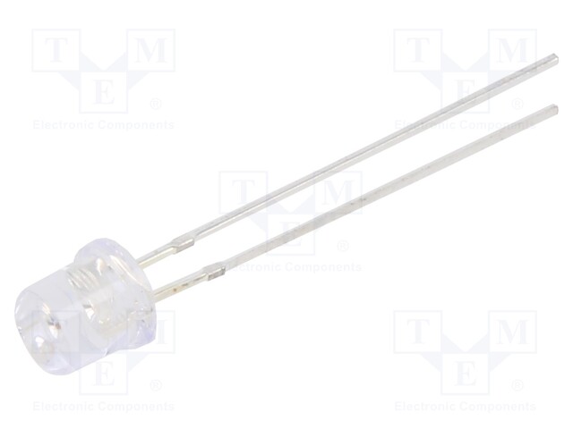 LED; 5mm; yellow; 68÷100mcd; 140°; Front: flat; 1.8÷2.2V; -30÷85°C