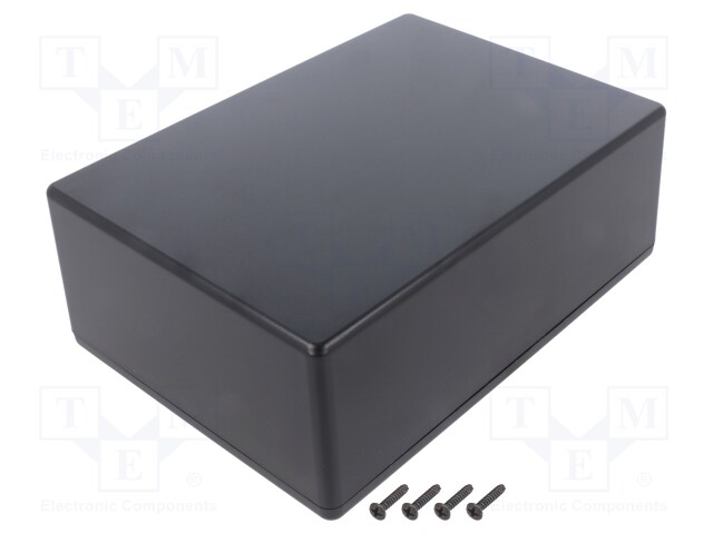 Enclosure: multipurpose; X: 125mm; Y: 175mm; Z: 65mm; TW; ABS; black