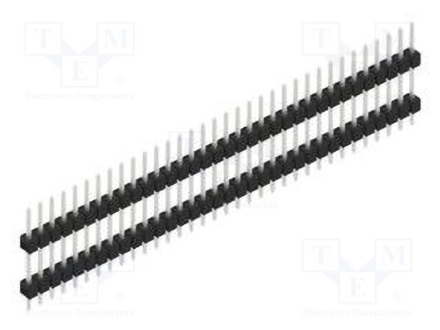 Connector: pin strips; pin header; male; PIN: 34; 2.54mm; THT; 1x34