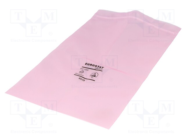 Protection bag; ESD; L: 254mm; W: 152mm; D: 90um; Features: self-seal