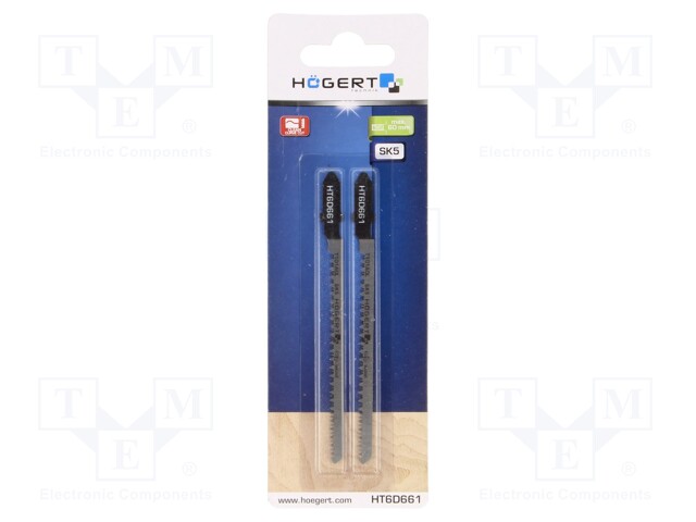 Hacksaw blade; wood; 100mm; 12teeth/inch; 2pcs.